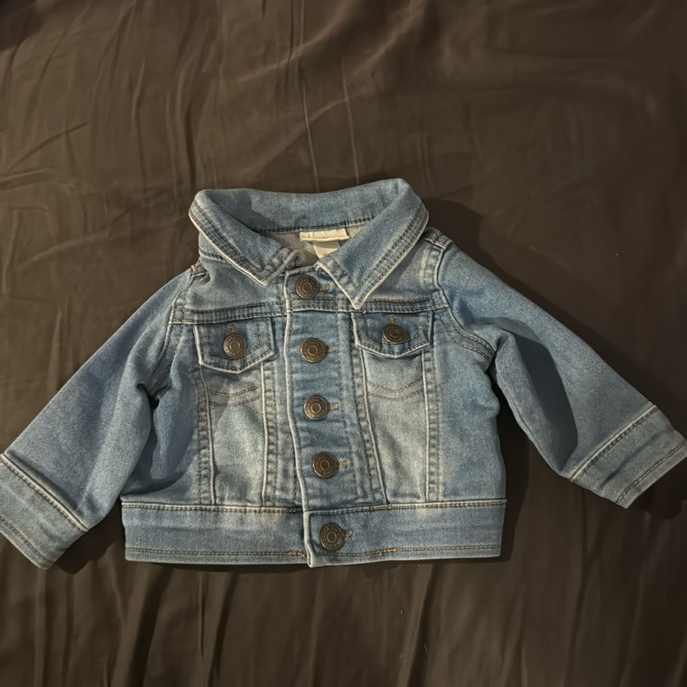 Cat and jack 
Jean jacket 
Newborn